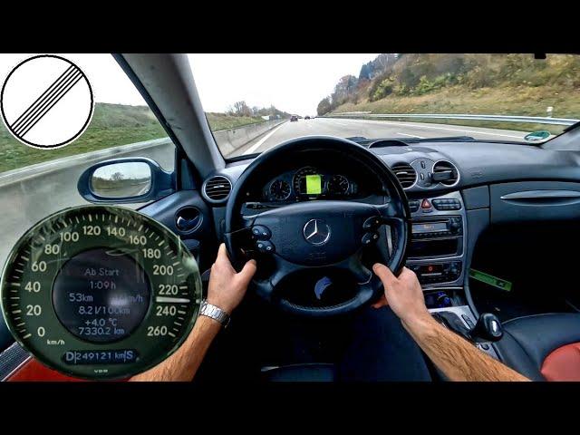 Mercedes Benz CLK 270 CDI W209 170HP | German Autobahn | 0-100 km/h | Test Drive