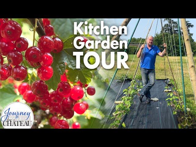 CHATEAU Kitchen Garden TOUR | First Harvest of the Season