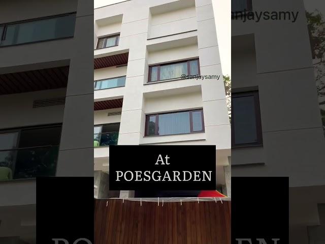 Actor #dhanush New House @ Poesgarden  #shorts #chennai #sanjaysamy #status #viral #viralvideo