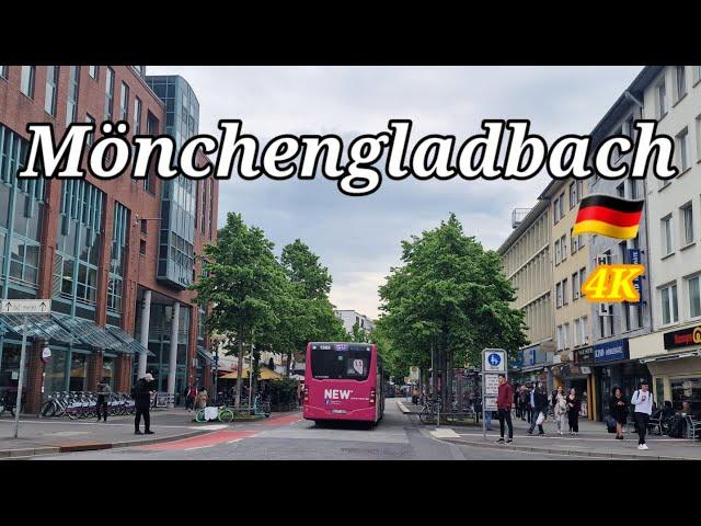 Mönchengladbach city,Germany/Walking Tour in Mönchengladbach Stadt,Deutschland 4k