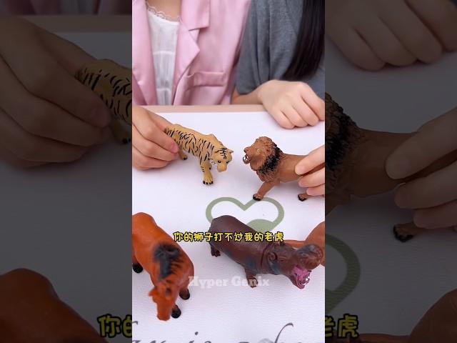 A Story Of Lion ~ mini wood toy-woodworking art skill /wood / hand crafts/ #shorts #hypergenix