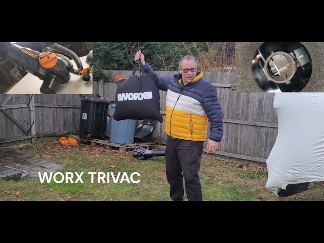 WORX TRIVAC 3-in-1 Electric Leaf Blower/Mulcher | JoeteckTips