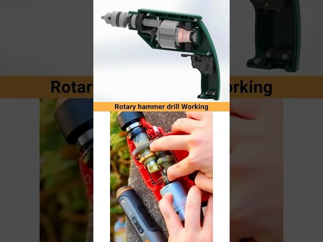 Rotary hammer Drill Inside working mechanism #engineering #drillmachine #cad #mechanical #3ddesign