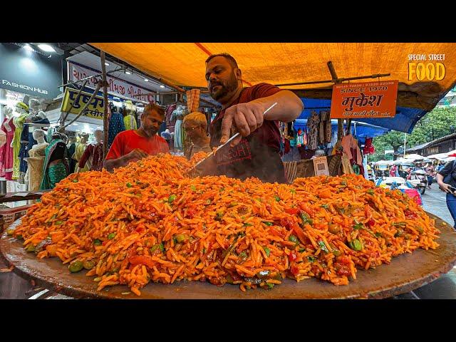 Making Of Mumbai's Favorite Tawa Pulao | Best Street Food in Mumbai