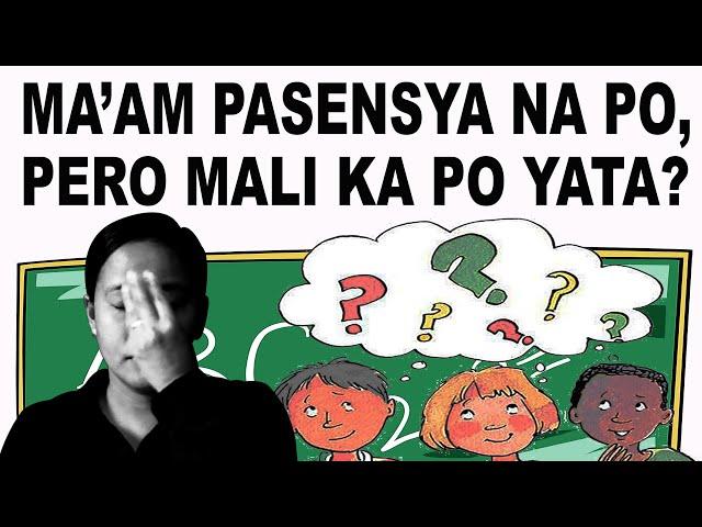 Grammatical errors committed by some Teachers PART 1 | Mary Joie Padron