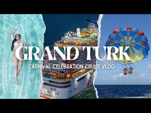 Everything I did at Sea & Grand Turk on The Carnival Celebration! 6 Day Caribbean Cruise Vlog!