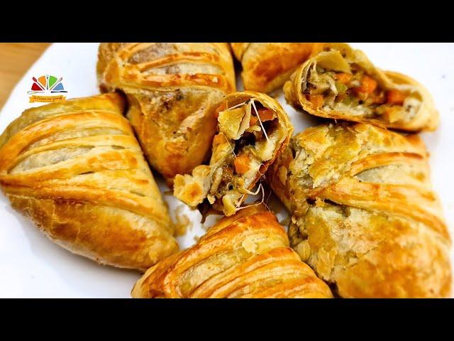 Triangoli di Sfoglia Croccanti con Verdure Speziate | RICETTA Facile per Stupire i Tuoi Ospiti!