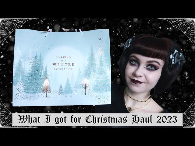 WHAT I GOT FOR CHRISTMAS 2023 | Gothic Christmas Haul | Gothic Jewellery, Bath Products & Jelly Cats