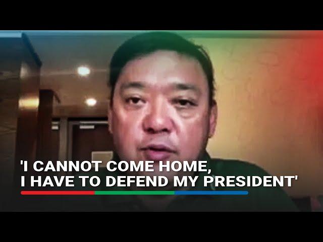 Harry Roque to seek asylum in Netherlands: 'I have to defend my president' | ABS-CBN News