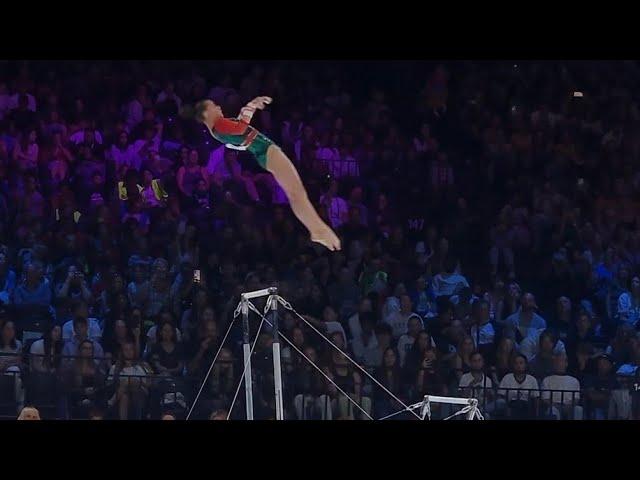 Kaylia Nemour  - HUGE 14,733 Bars (6.8 D) - QUAL- World Championships 2023