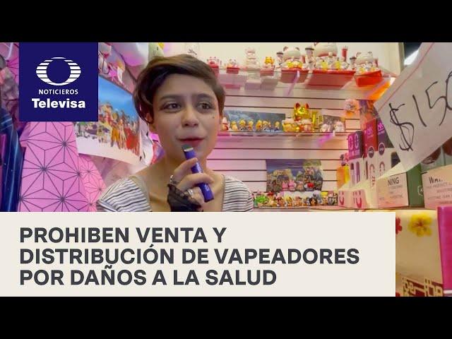 Los vapeadores se venden en México sin restricción; hasta un niño puede comprarlos - En Punto