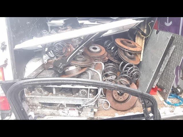 huge scrap metal collection FULLY LOADED VAN scrap metal recycling