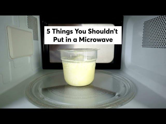 5 Things You Shouldn't Put in a Microwave | Consumer Reports