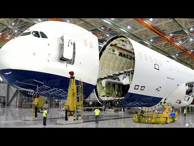 Inside the Massive Airbus A380 Production Line Factory