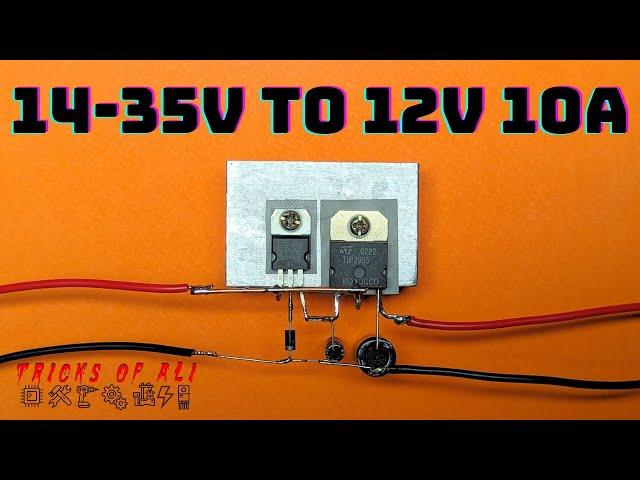 12v Voltage Regulator 10A | 24v To 12v 10A