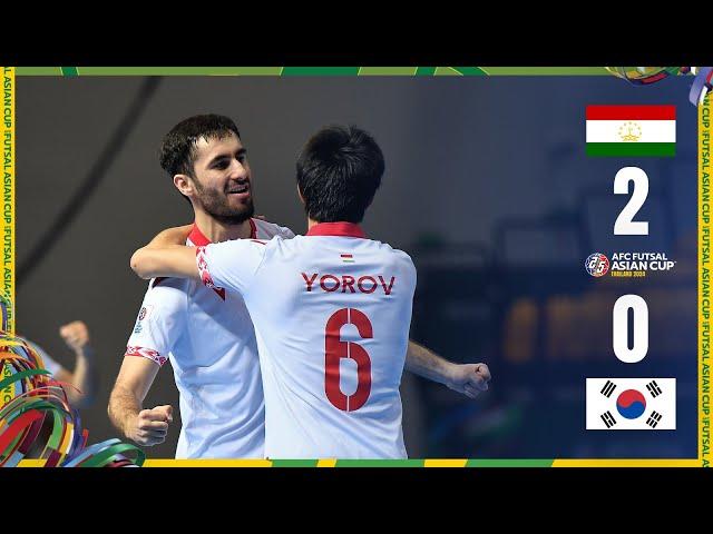 #ACFutsal2024 | Group C : Tajikistan 2 - 0 Korea Republic