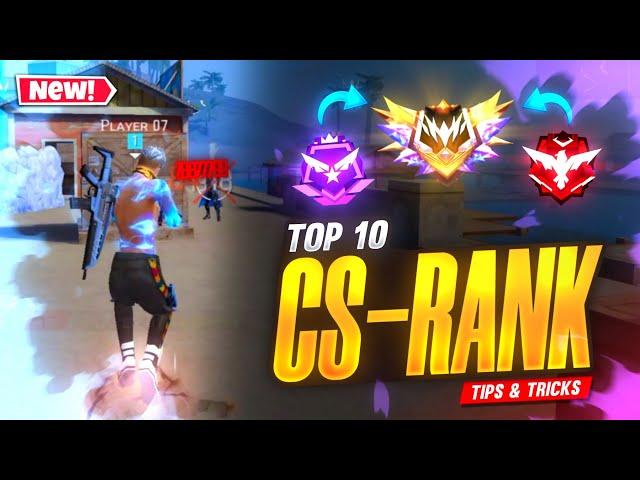 TOP 10 CLASH SQUAD TIPS AND TRICKS | HOW TO WIN EVERY CLASH SQUAD RANK | FREE FIRE TIPS | Player 07