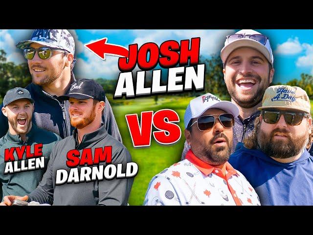 NFL QB'S CHALLENGED US TO A MATCH! (Josh Allen, Sam Darnold, Kyle Allen)