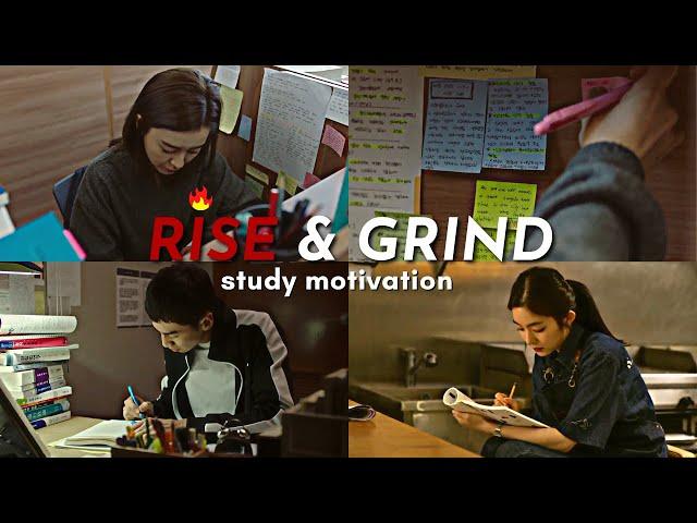 Rise & Grind! study motivation from kdramas (for exam time)