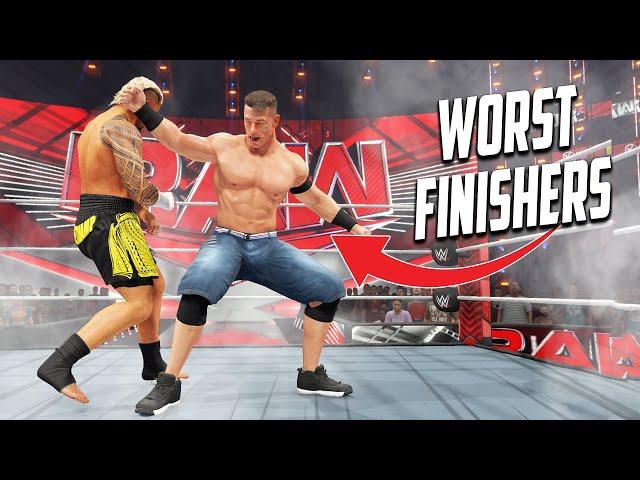 20 Most Lackluster Finishers In WWE Games