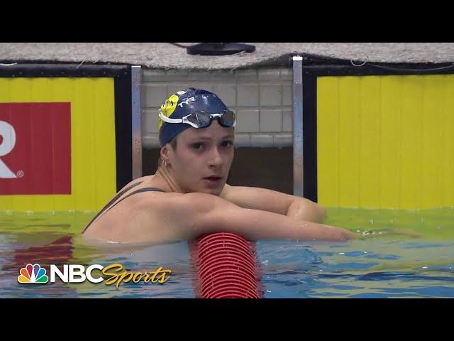 17-year-old Katie Grimes beats Katie Ledecky in 400 IM at Pro Swim Series Knoxville | NBC Sports