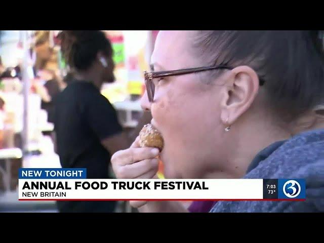 Hundreds enjoy the good weather at New Britain’s Food Truck Festival