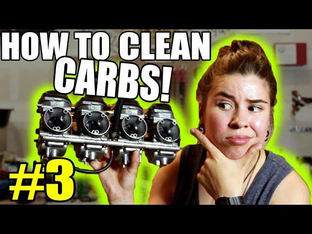 How to Clean Motorcycle Carburetors - Full Breakdown & Rebuild (#3 OF 3)