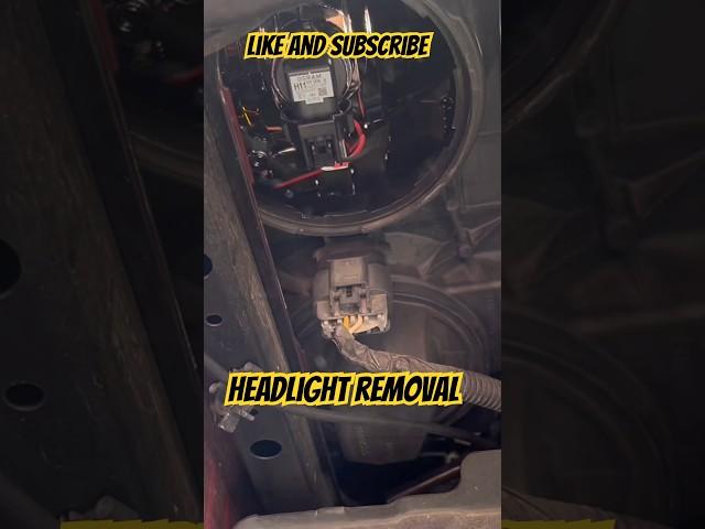 Headlight removal on ‘15 Silverado  #chevysilverado #headlight #automotive #fyp