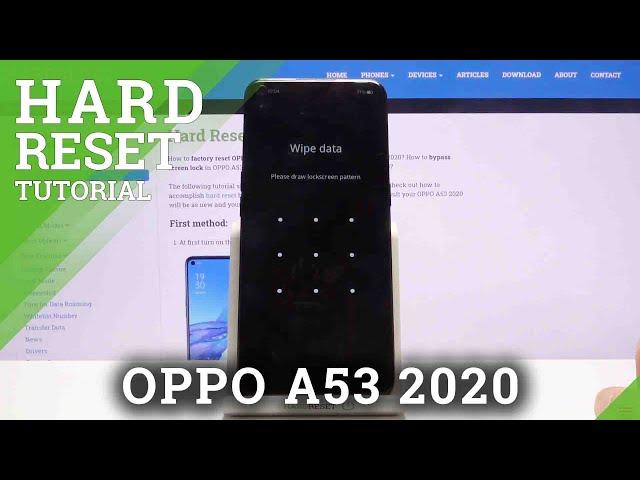 Hard Reset OPPO A53 2020 – Restore Defaults / Wipe Data by Recovery Mode