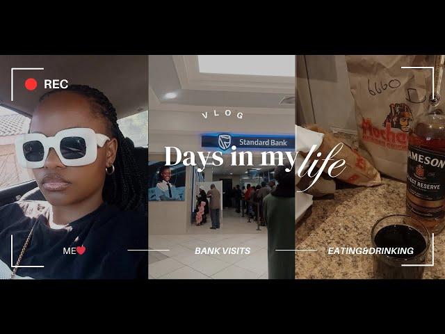 Vlog • eating, drinking, bank visit 3 times and many more