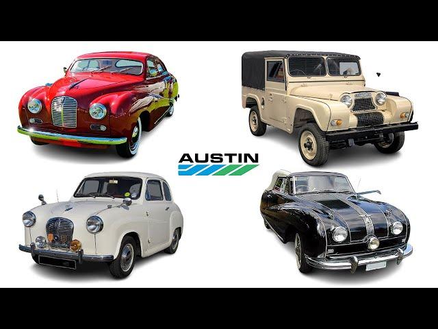 Evolution of Austin cars - Models by year of manufacture