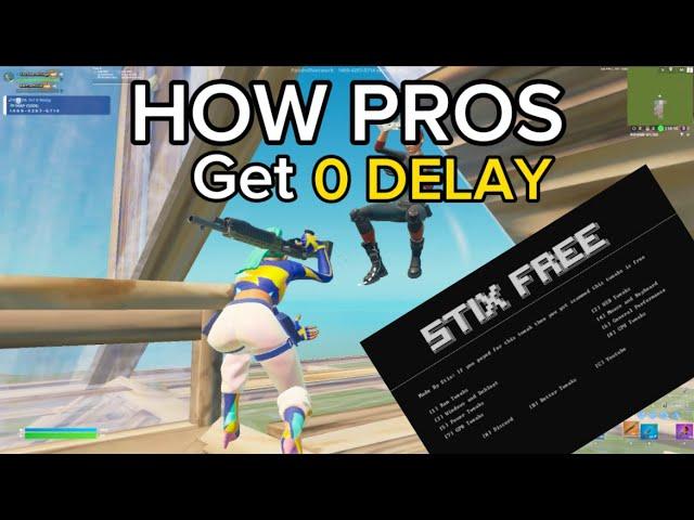 How to get 0 Input Delay Fortnite Chapter 5 on PC! (BOOST FPS & Reduce Input Lag)