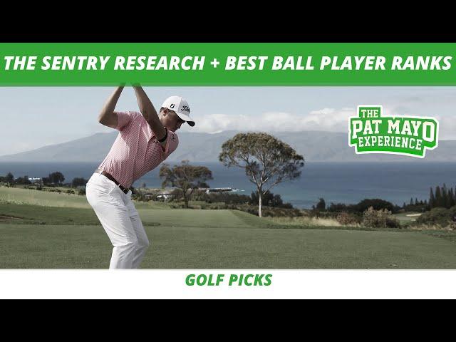 2025 The Sentry Picks, Research, Preview | Underdog PGA Best Ball Rankings,Draft Strategy 2025