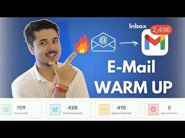 Warm up email & increase the email deliverability | How to WarmUp emails to prevent going into SPAM?