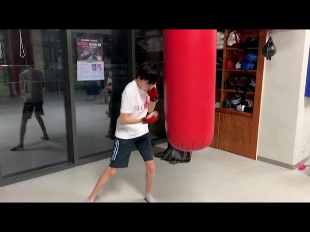 용꾼의 2단따기ㅡ핸드랩 감고 샌드백치기