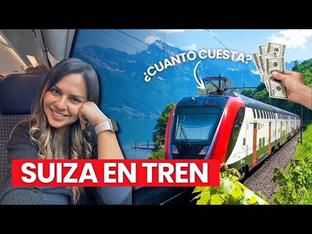 Esto cuesta viajar en tren en Suiza! | Swiss travel pass flex 