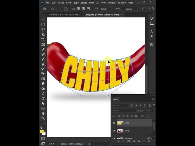 Quick Graphic Design Idea in Photoshop - Photoshop Tutorial #shorts #photoshop