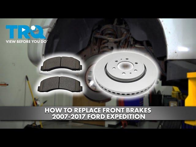 How to Replace Front Brakes 2007-2017 Ford Expedition