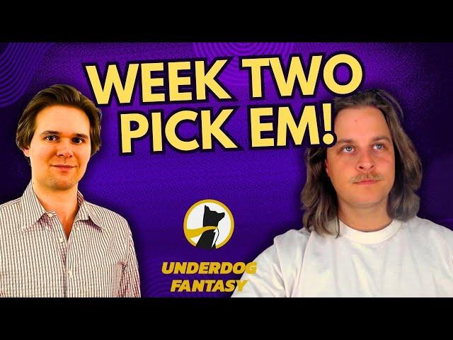 How To WIN IT ALL In Underdog Pick 'Em In Week Two