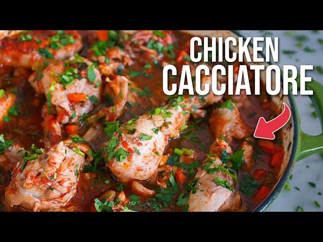 How to Make MOIST CHICKEN CACCIATORE Like an Italian