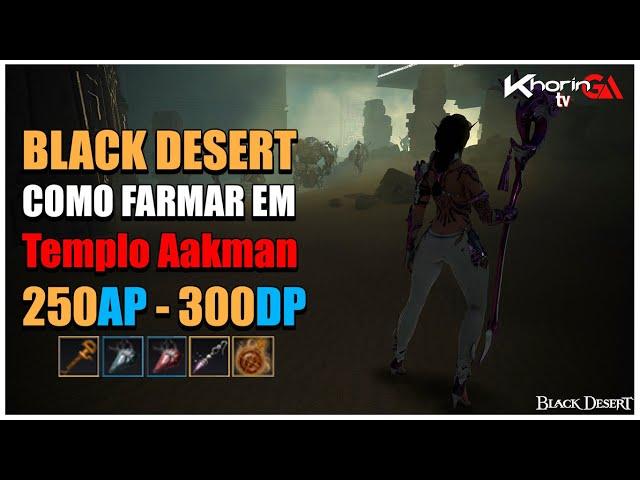 Black Desert - Como Farmar em Templo Aakman - Bússola