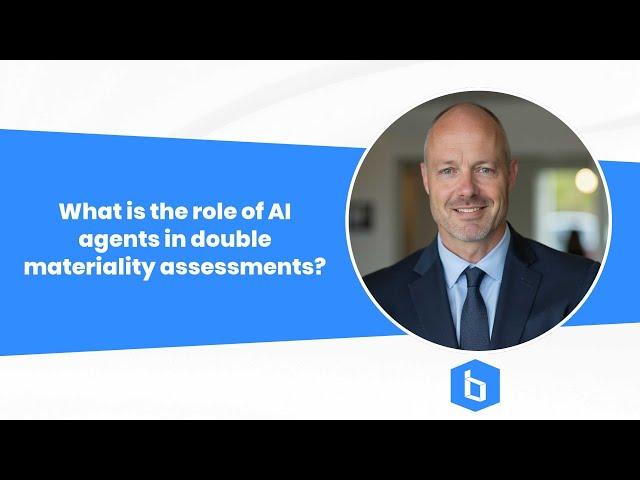 What is the role of AI agents in double materiality assessments?