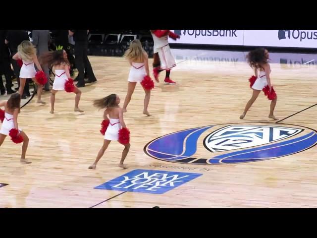 Utah Spirit Squad Timeout at Pac-12 Tournament 3/14/2019