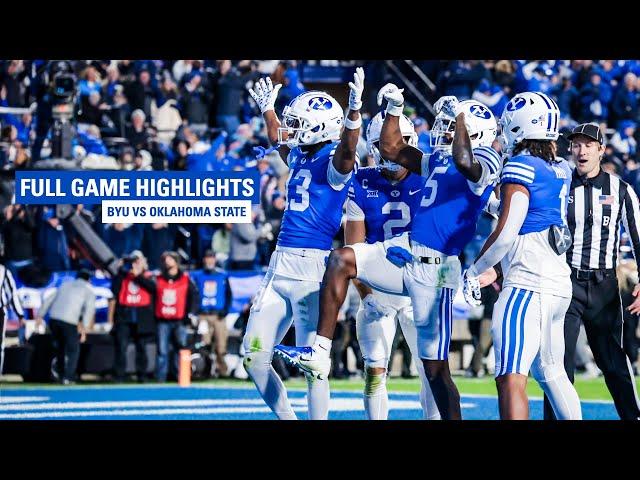 BYU Football vs Oklahoma State || FULL GAME HIGHLIGHTS || October 19, 2024