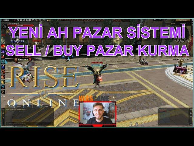 Rise Online YENİ AH Pazar Kurma Nasıl BUY veya SELL Pazar Nasıl Açılır ! !!- Sesli Bilgiler TR