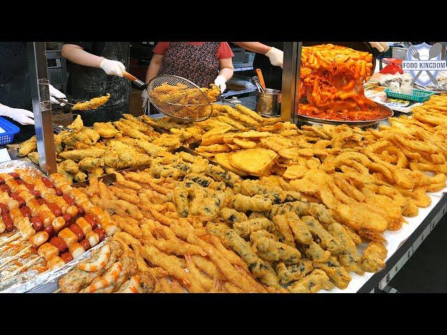 Clean and crisp! Popular fried food in the market - Korean street food