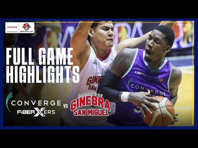 CONVERGE vs. BRGY. GINEBRA | FULL GAME HIGHLIGHTS | PBA SEASON 49 COMMISSIONER'S CUP | DEC. 21, 2024