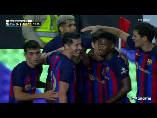 Gol de Raphinha | Real Madrid 0 - 1 Barcelona | Las Vegas, 23 de julio de 2022