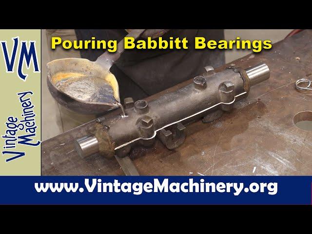 Pouring Babbitt Bearings for a Crescent Band Saw