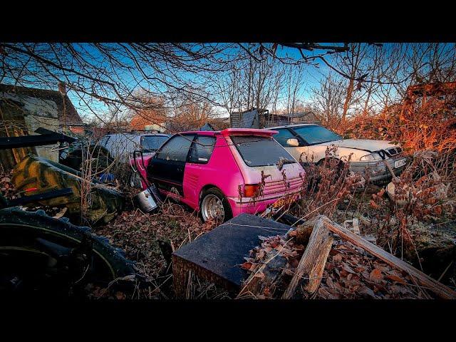 ABANDONED Retro 90s MAX Power FEATURED Cars 205 GTI 309 GTI